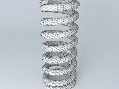 Spring spiral Free 3D model