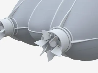 Hybrid Air Vehicle Airlander 3D model
