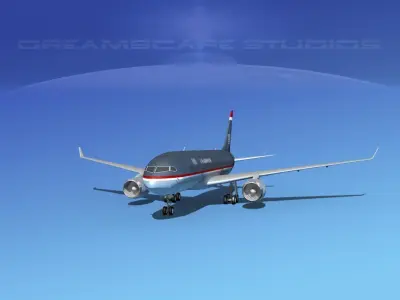Boeing 787-8 US Airways 3D model