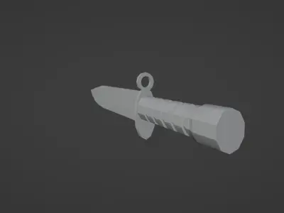 Low-poly M9 knife Low-poly 3D model