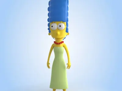 Marge Simpson 3D model