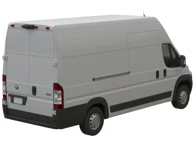 2024 Ram ProMaster L4H3 Detailed interior 3D model