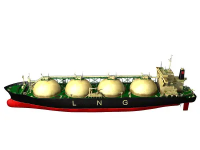 LNG Tanker 3D model