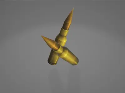 AutoRoyale Buff Damage Low-poly 3D model