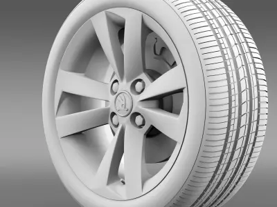 Skoda Citigo wheel 3D model