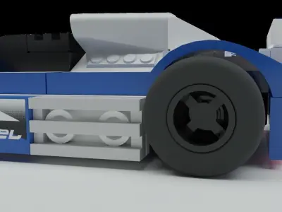 Lego Racers car Free 3D model