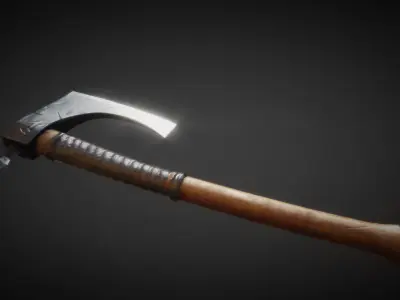 Viking Weapons Low-poly 3D model purchase