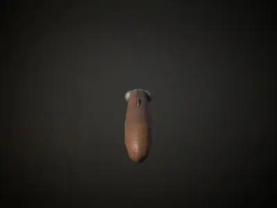 Sawn off double barrel shotgun Low-poly 3D model