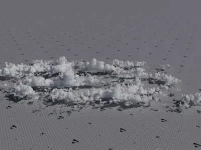 VDB Cumulonimbus Cloud Field 10 3D model