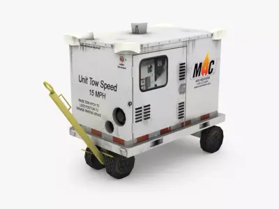 MAC Heater 210HC Low-poly 3D model