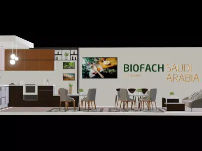 Biafach Saudi Arabia Booth Free 3D model
