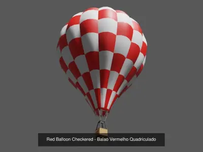 Balloon Full Pack - Pacote de Baloes 3D Model Collection