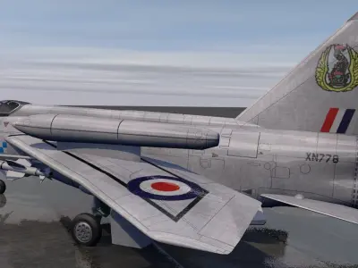 English Electric Lightning F-6 - BAC 3D model