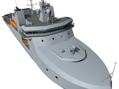 Arctic Patrol Vessel 3D model