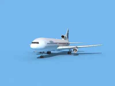Lockheed L-1011 Euro Atlantic 3D model