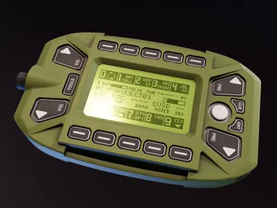 KDU for HAMR Radio Low-poly 3D model