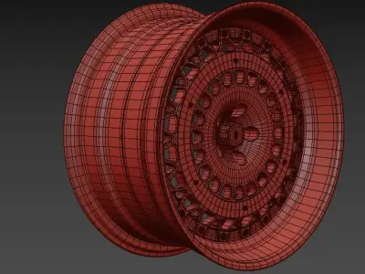SSR formula aero mesh wheel 3D model
