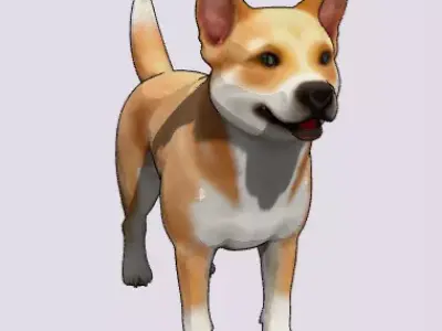 Street Dog Model Free 3D print model