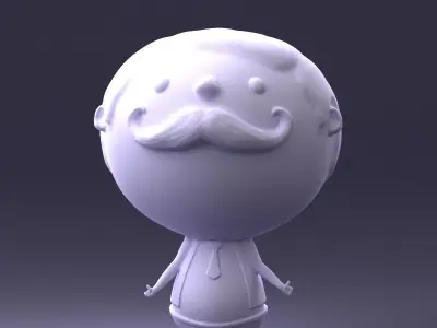 Toy man 0030 3D Print Ready 3D print model