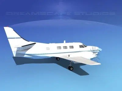 Swearingen SA226-T Merlin III V02 3D model