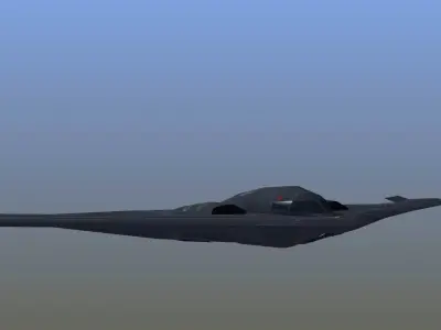 B2 Spirit stealth bomber 3D model