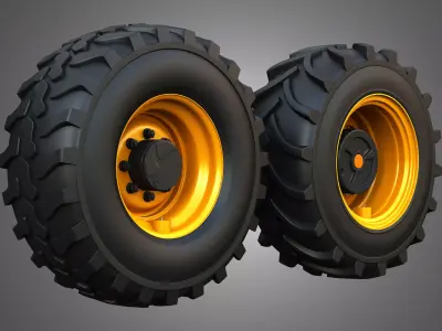 Markos Special Wheels and Tires MSWT -3 3D model