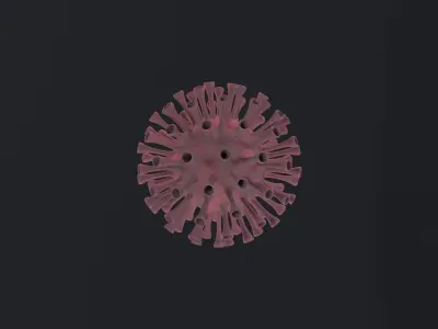 Corona Virus 3D model Free 3D model