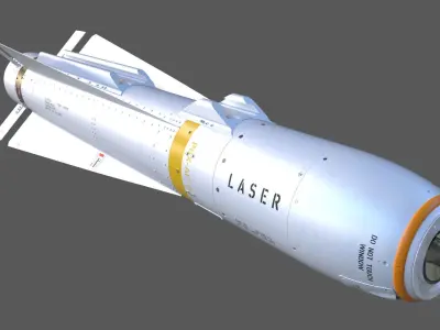 The AGM-65E Maverick 3D model