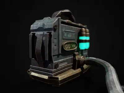 Game Ready SciFi Props Pack Low-poly 3D model