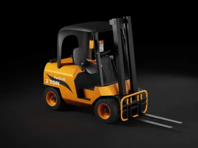 Concept Forklift for Commercial use 3D model