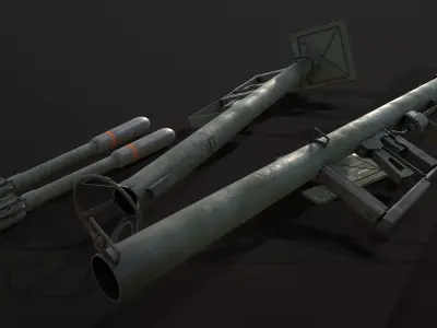 44M Rocker Launcher Low-poly 3D model