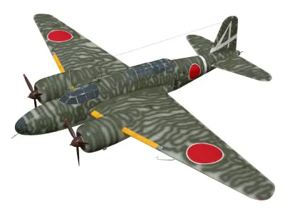 Ki21 Type II Kou Sally 3D model