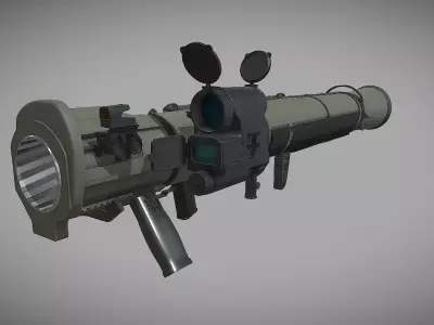 Modern Carl Gustaf - 84mm Recoilless Rifle 3D model