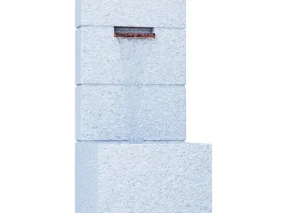 Anaconda Block Wall Fountain 3D model