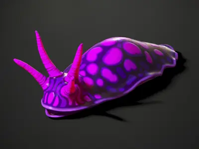 Magic Slugs Pack Low-poly 3D model
