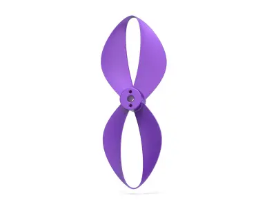 Toroidal drone propeller - 2 blades 3D print model