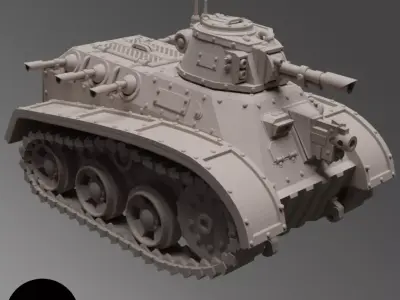Heavy Infantry transport Pre-Supported 3D print model