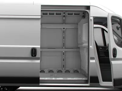 RAM Promaster Van L2H2 HQ Interior 2023 3D model