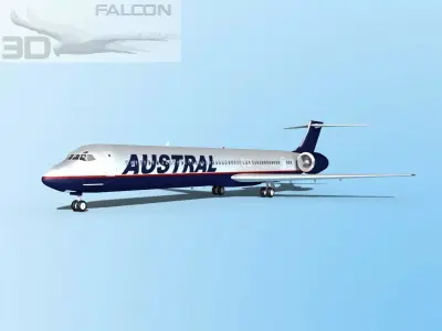 Falcon3D MD 80 Austral 2 3D model