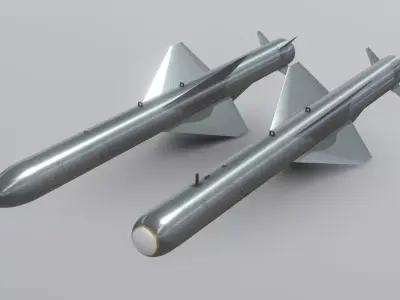 CM-802AKG - C-802AK Air Launched Cruise Missiles 3D model