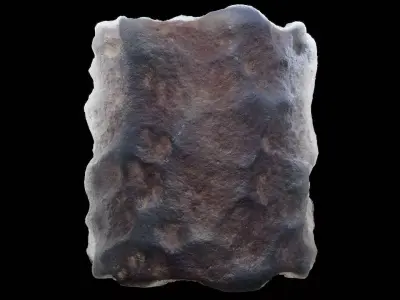 Iron Meteorite Asteroid Customizable Substance Material and Texture