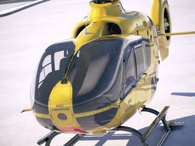 ADAC Eurocopter EC135 3D model