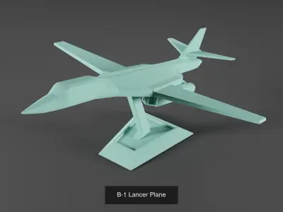 3D Printable Planes 3D Model Collection