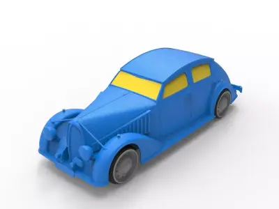 Avions Voisin 1934 Classic Car 3D print model