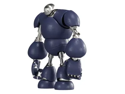 Robot  3D Model Low-poly 3D model
