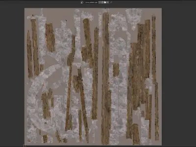 Medieval Tools Low-poly 3D model