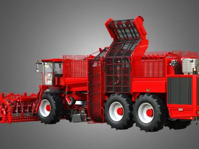 Terra Dos T4 Sugar Beet Harvester 3D model