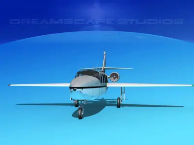 Piper Aerostar FJ-100 Fanjet V06 3D model