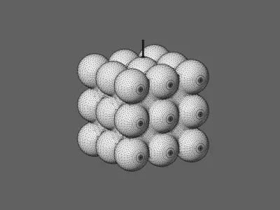 Bubble Cube Candle Free Free 3D model