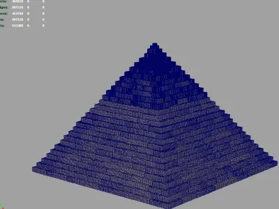 Pyramid egyptian 3D model